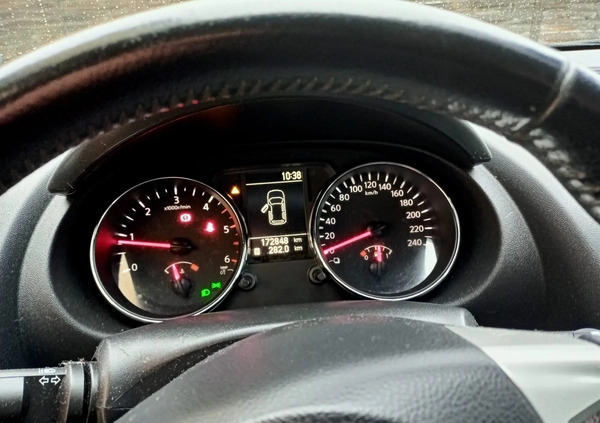 Nissan Qashqai cena 28500 przebieg: 173000, rok produkcji 2010 z Olsztyn małe 301